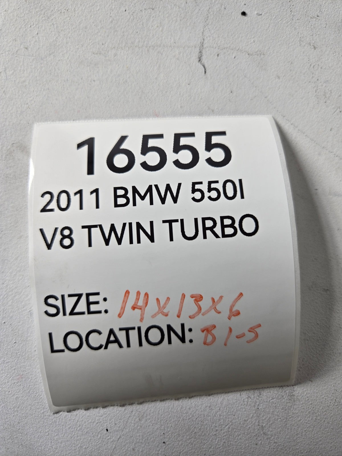 2010 2013 BMW 5 Series 550i ECU ECM Engine Control Module Unit E Box Housing OEM