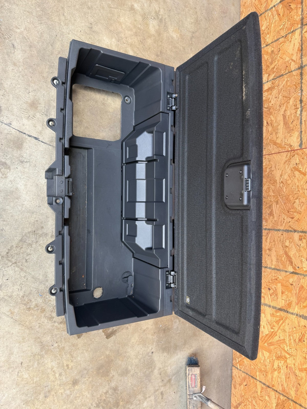 2013 2014 2015 Infiniti QX60 rear trunk storage tray box carpet console floor OE