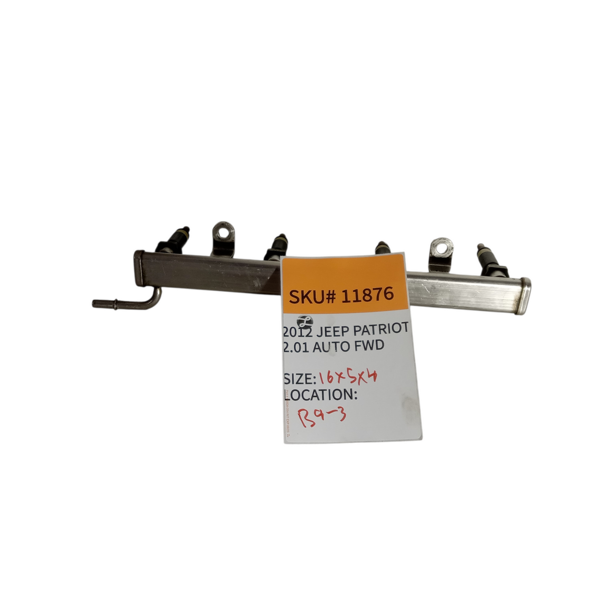 2012-2015 Jeep Patriot Fuel Rail With Fuel Injector 4627355AA OEM 11876