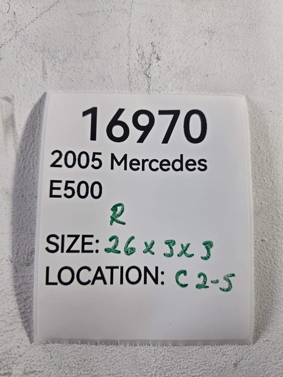 2003 2009 Mercedes Benz E500 Right Passenger Front Windshield A Pillar Trim OEM
