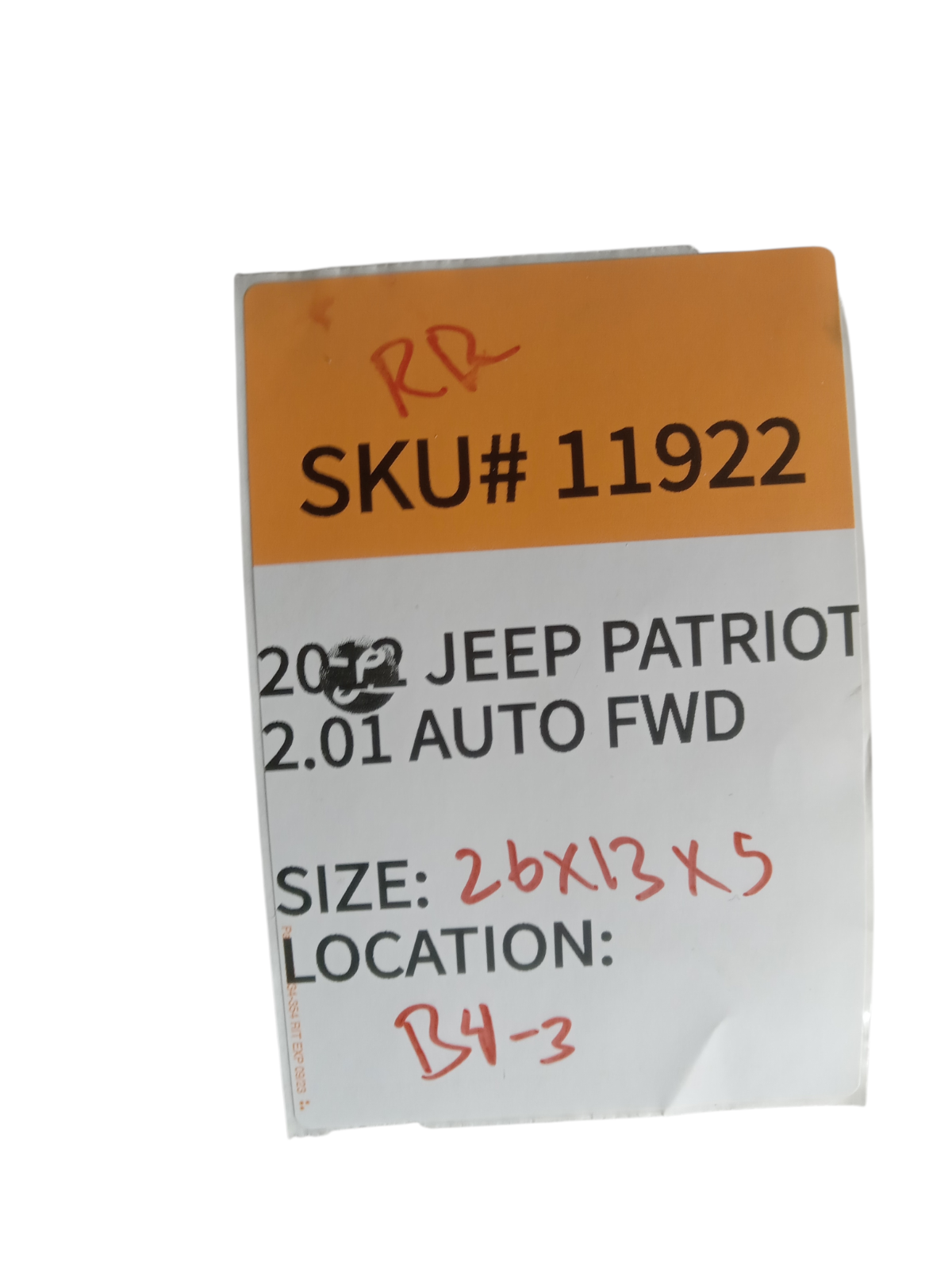 2012-2015 Jeep Patriot Right Rear Window Regulator Classic Style OEM 11922