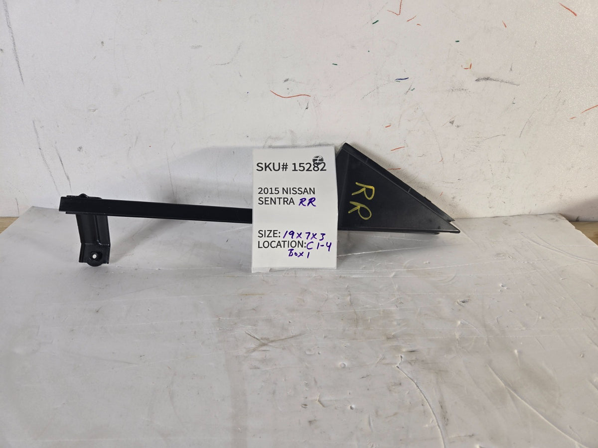 2013-2019 Nissan Sentra Right Rear Door Corner Guide Channel Bracket OEM 15282
