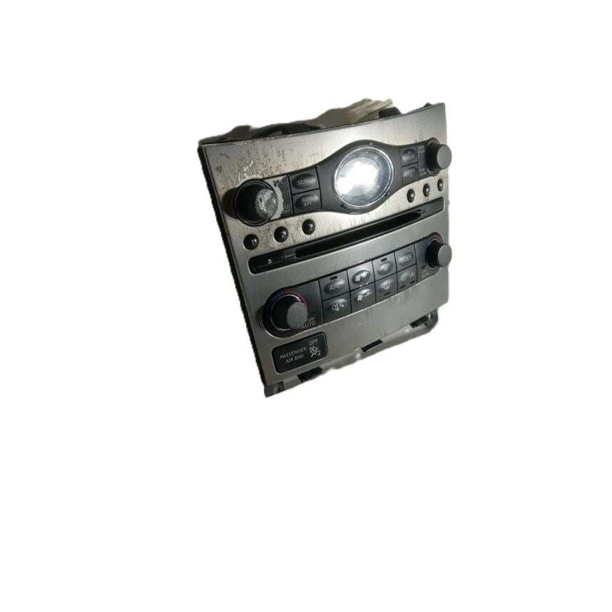 2011-2012 Infiniti G25 Dual Zone Climate Control Panel AC/Heater Radio OEM 10521