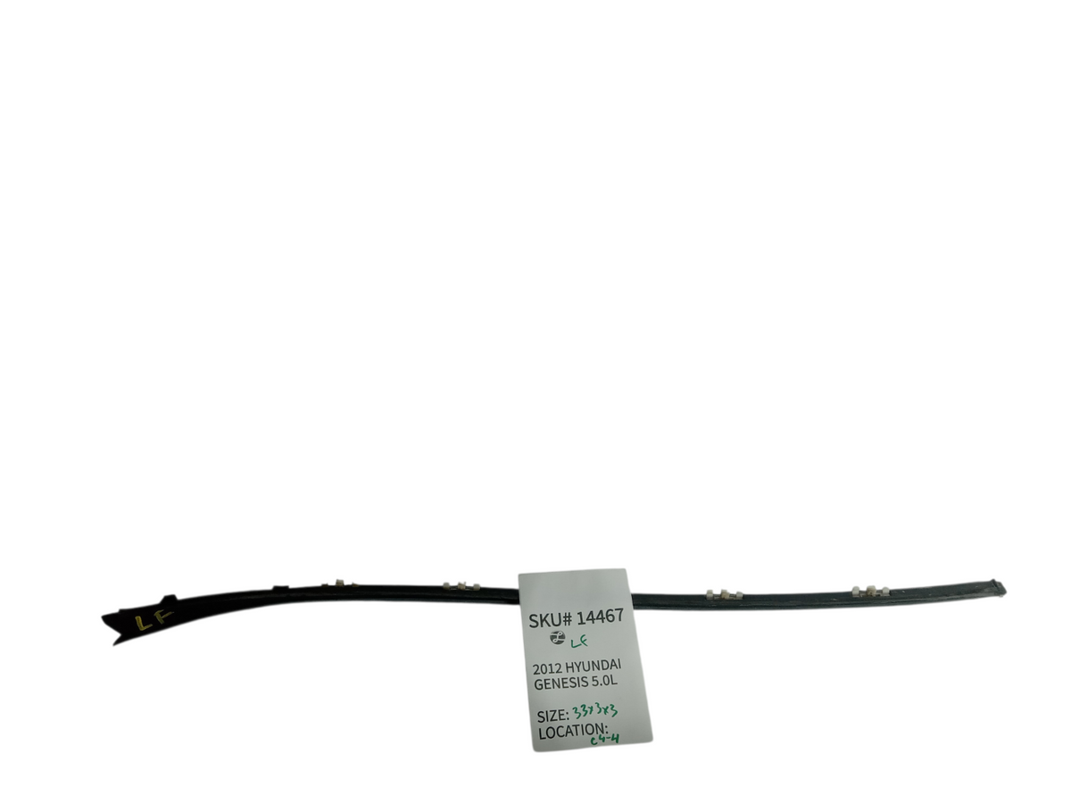 2012-2014 Hyundai Genesis Left Front Molding Windshield Pillar Trim OEM 14467
