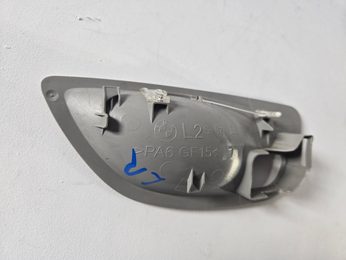 2010 2016 BMW 528i 535d 550i Left Driver Rear Door Inner Handle Bezel Trim OEM