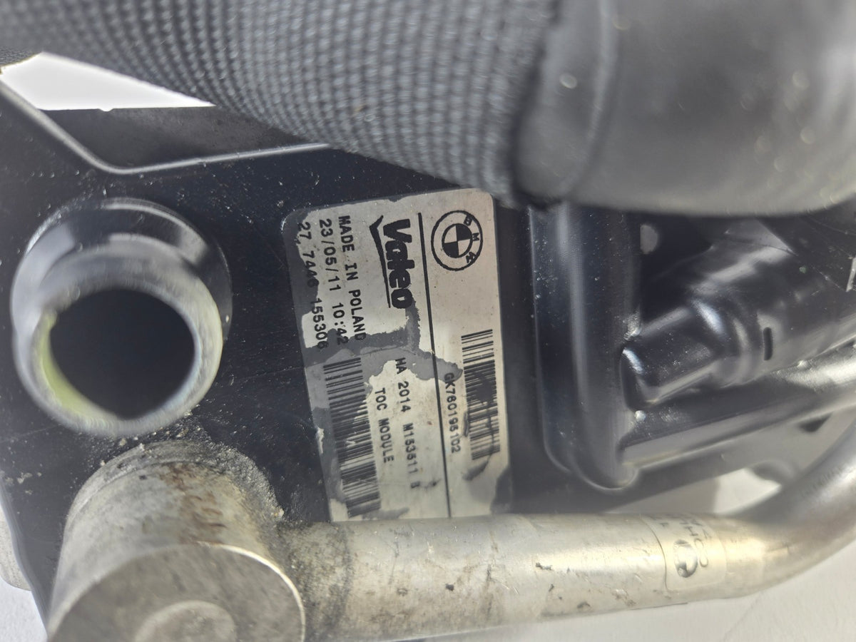2010 2017 BMW 5 Series 528i 550i Transmission Oil Cooler Line Heat Exchanger OEM