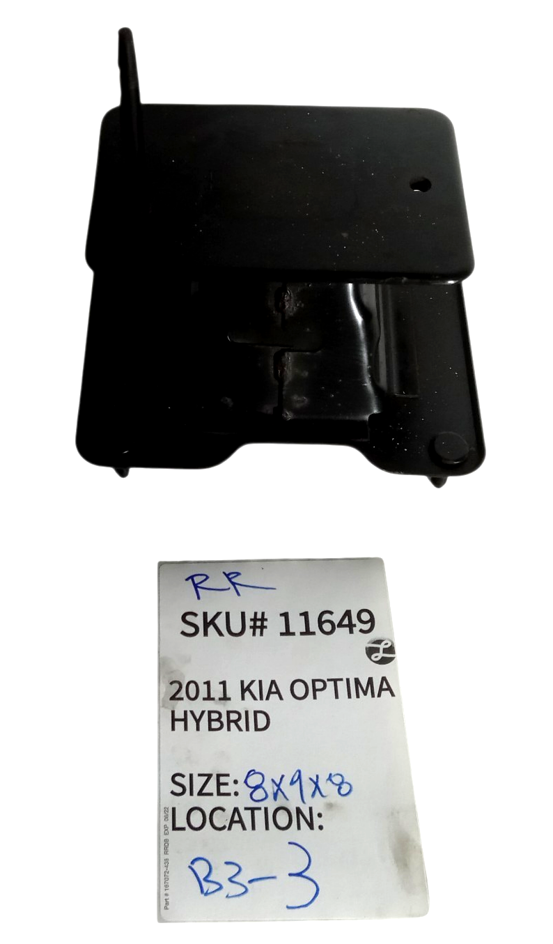 2011 Kia Optima Hybrid Right Rear Bumper Cover Reinforcement Bracket OEM 11649