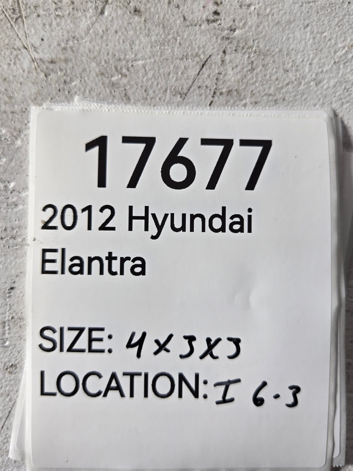 2011 2016 Hyundai Elantra Right Passenger Side Rear Wheel ABS Speed Sensor OEM