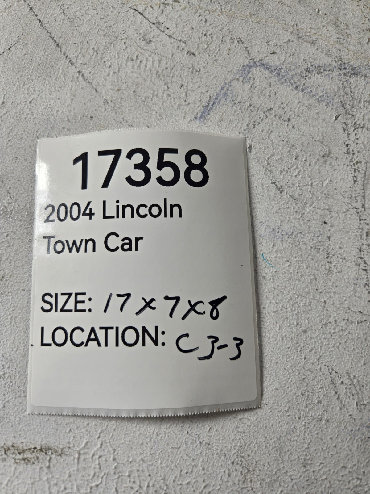 2004 Lincoln Town Car Floor Foot Brake Pedal With Bracket OEM 3W1Z2454AA