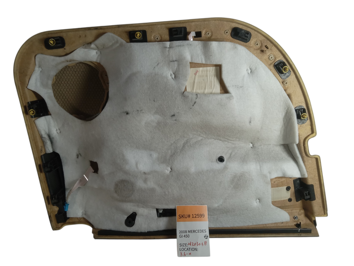 2008-2012 Mercedes-Benz GL450 Right Front Door Inner Trim Panel OEM 12599
