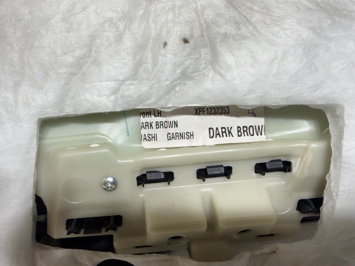 2015 Infiniti QX60 left driver front door interior trim panel master switch JAVA
