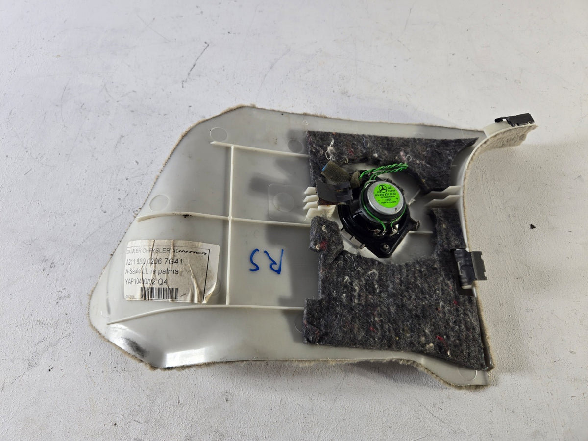 2003 2006 Mercedes Benz E320 E500 Right Passenger Front Cowl Kick Trim Speaker