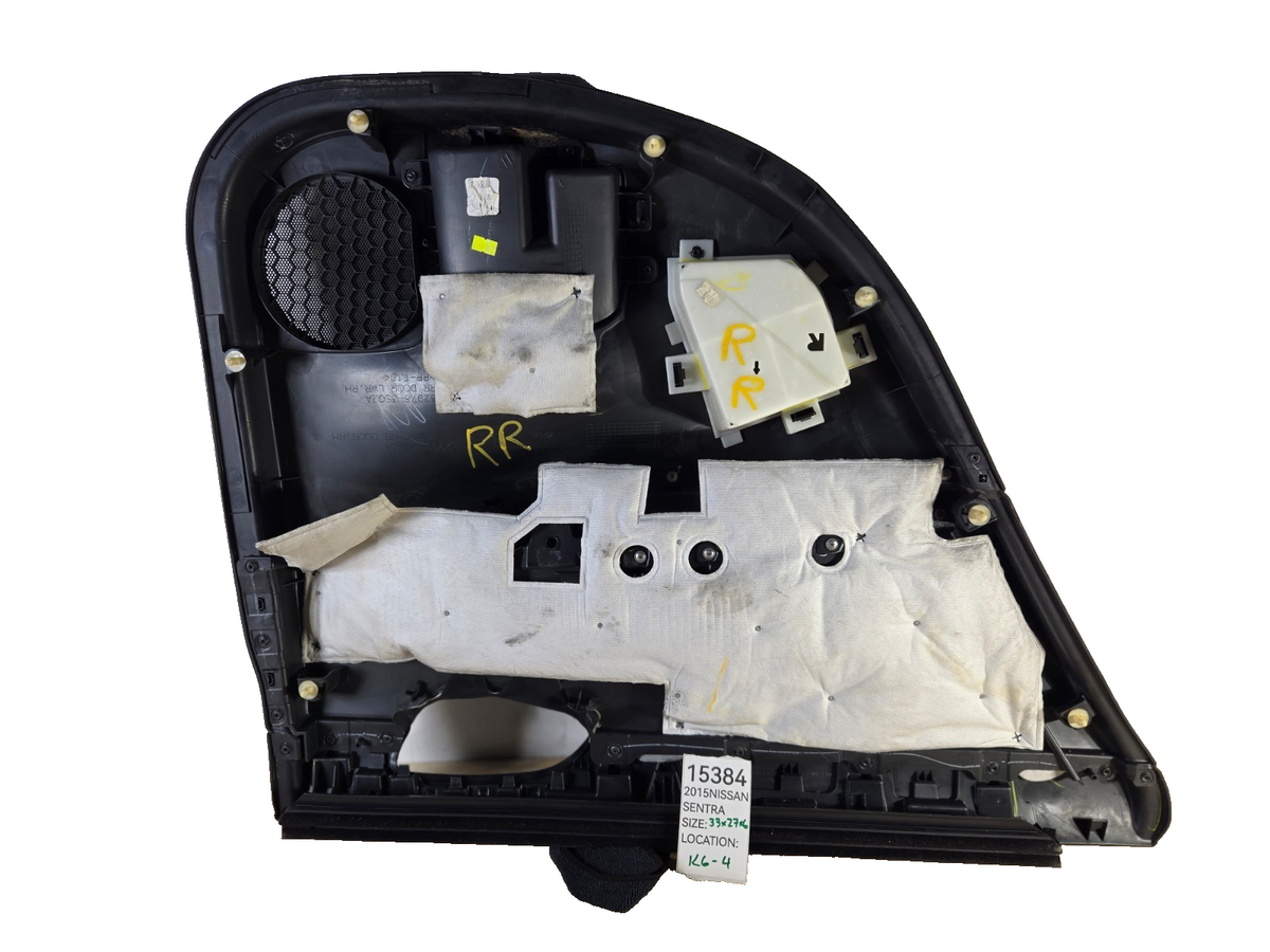 2015-2019 Nissan Sentra Right Rear Door Inner Panel Trim 82900-9AN6A OEM 15384