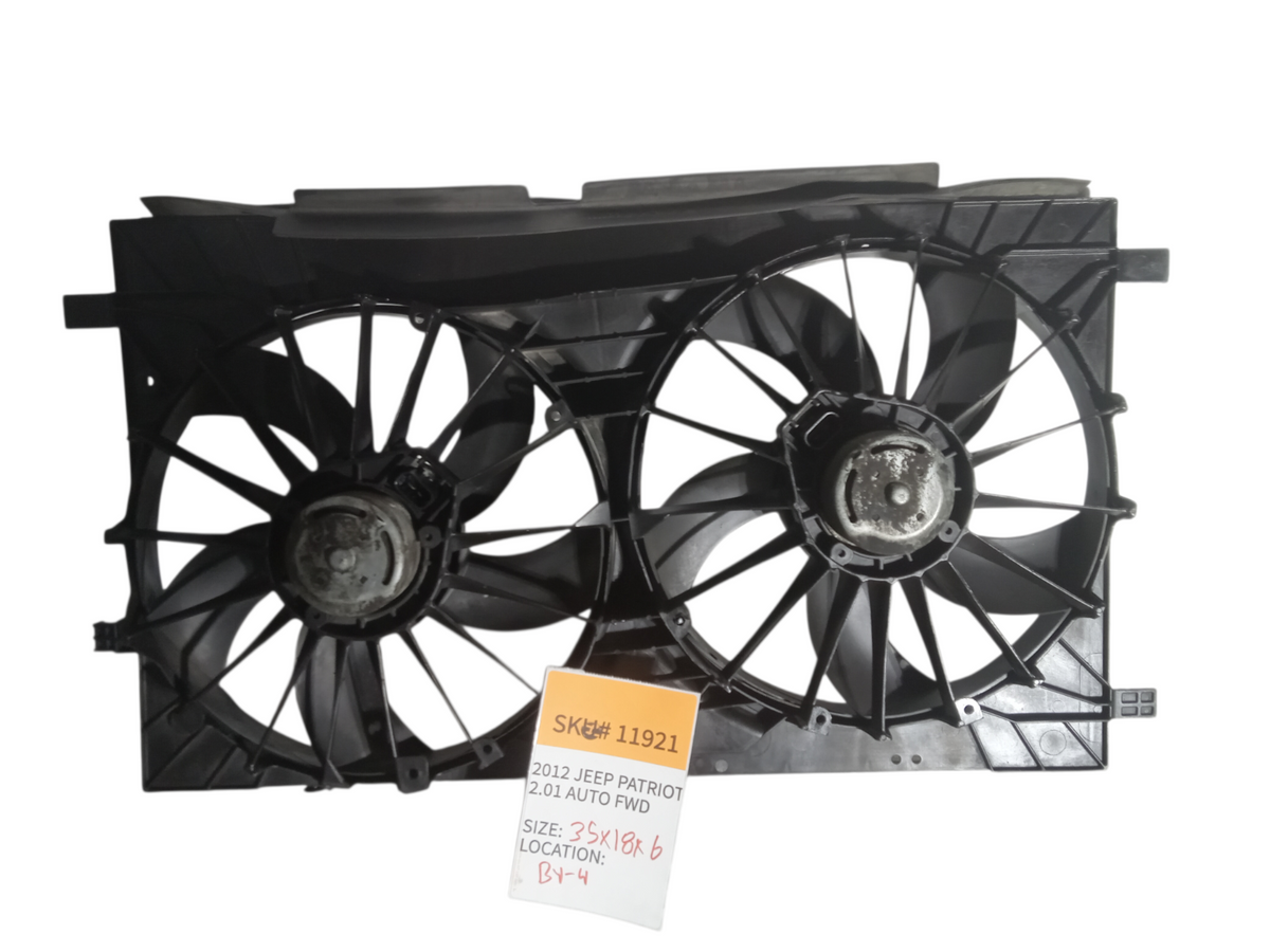 2012-2015 Jeep Patriot Radiator Cooling Fan Module Assembly OEM 11921