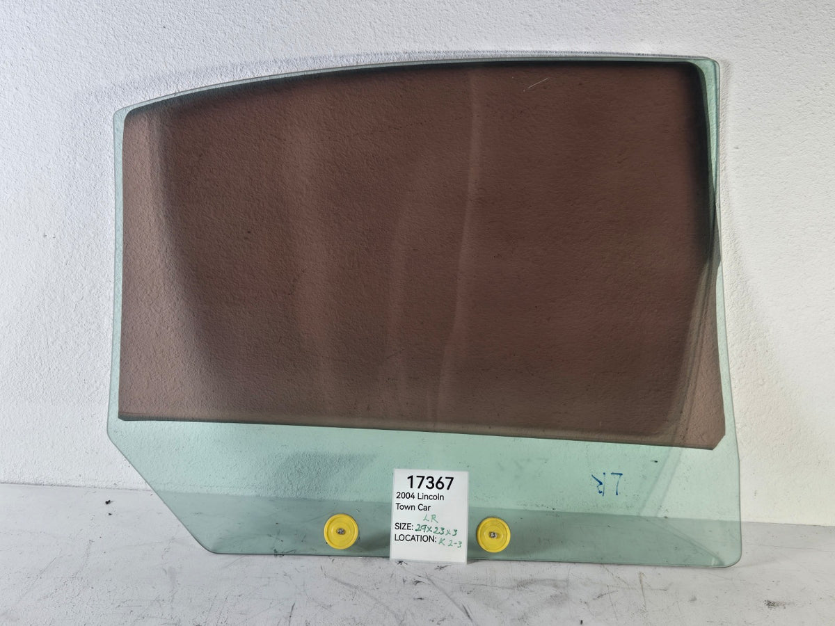 1999 2011 Lincoln Town Car Left Driver Side Rear Door Window Privacy Glass OEM