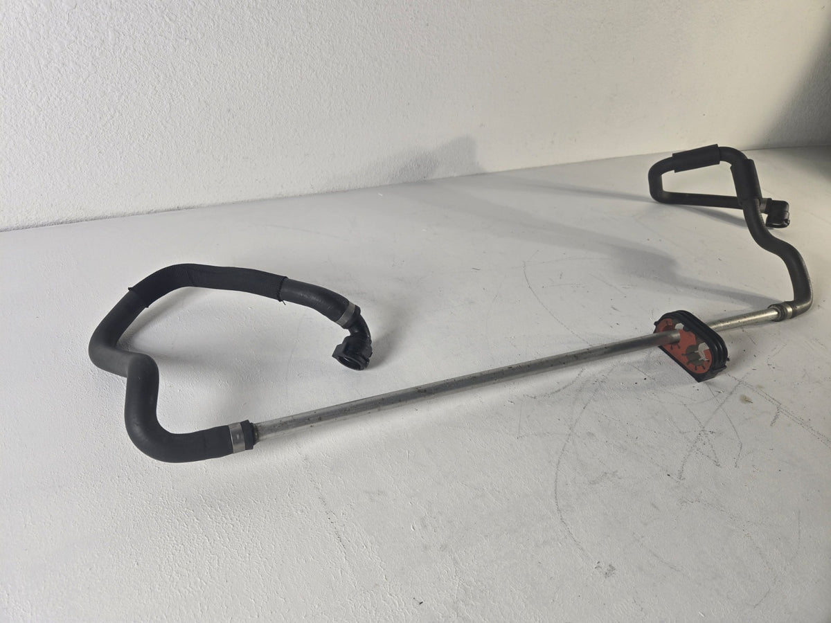 2010 2016 BMW 5 Series 550i Radiator Coolant Hose Line Pipe Tube OEM 17127582894