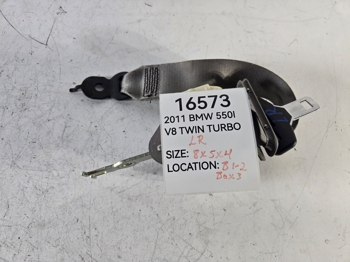 2010 2016 BMW 528i 535d 550i Left Driver Side Rear Seat Belt Retractor OEM