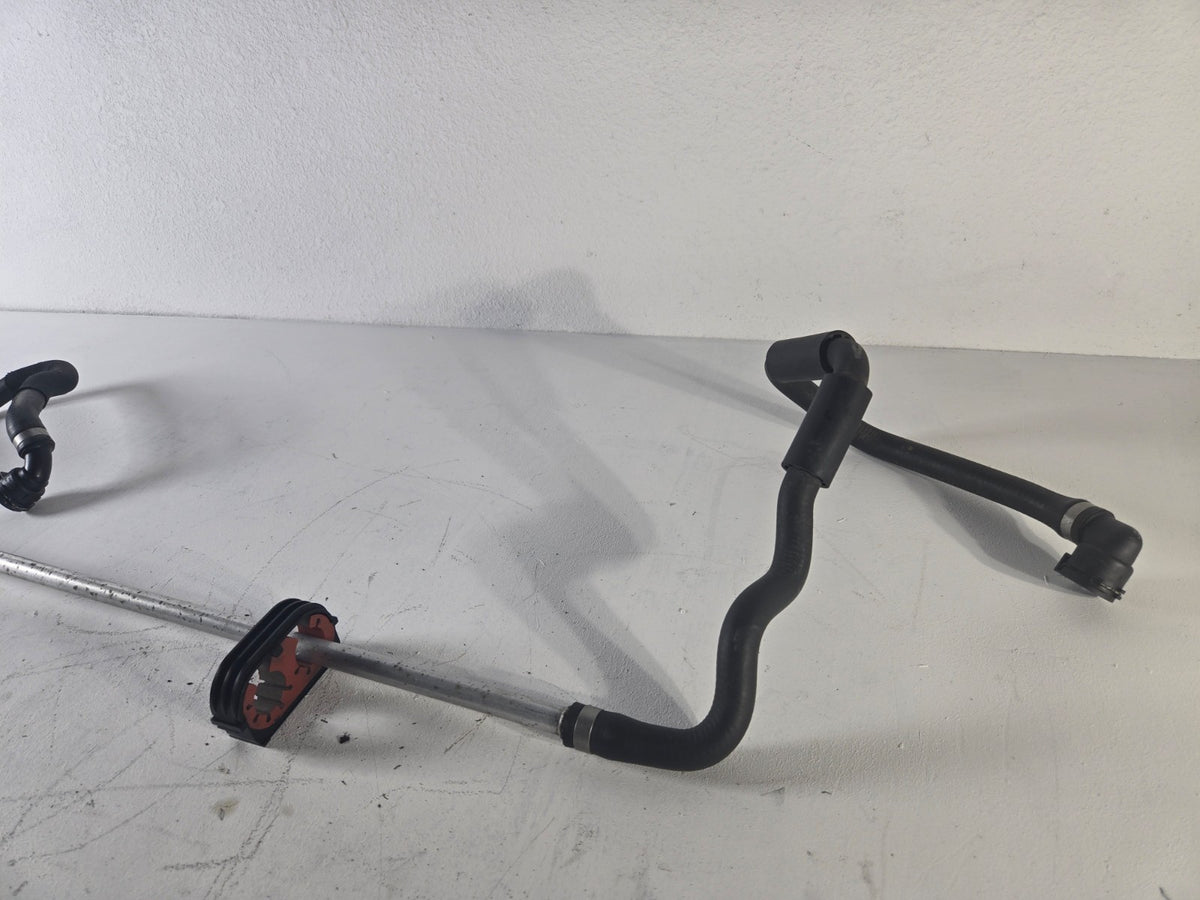 2010 2016 BMW 5 Series 550i Radiator Coolant Hose Line Pipe Tube OEM 17127582894