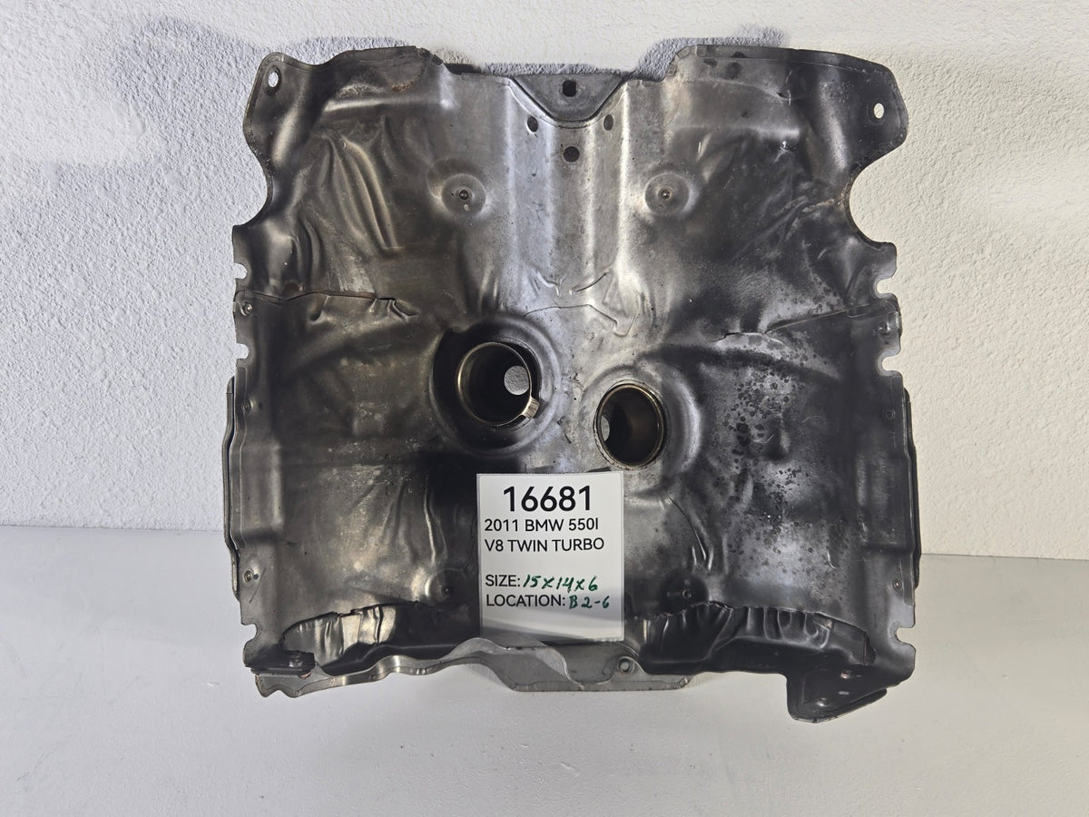 2010 2013 BMW 5 Series 550i 4.4L Engine Upper Turbocharge Mount Heat Shield OEM