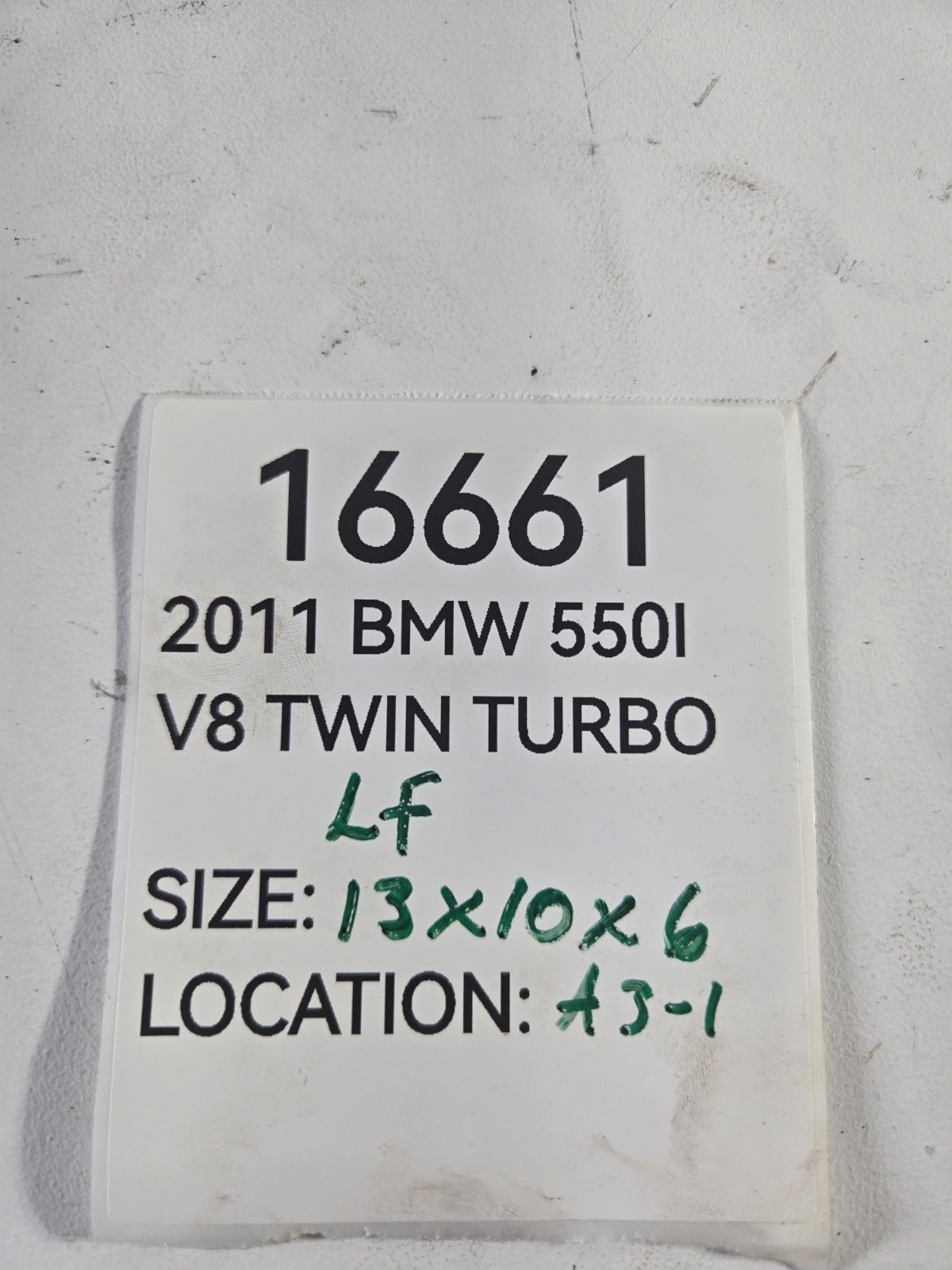 2010 2017 BMW 528i 535i 550i Left Driver Side Front Wheel Brake Caliper OEM