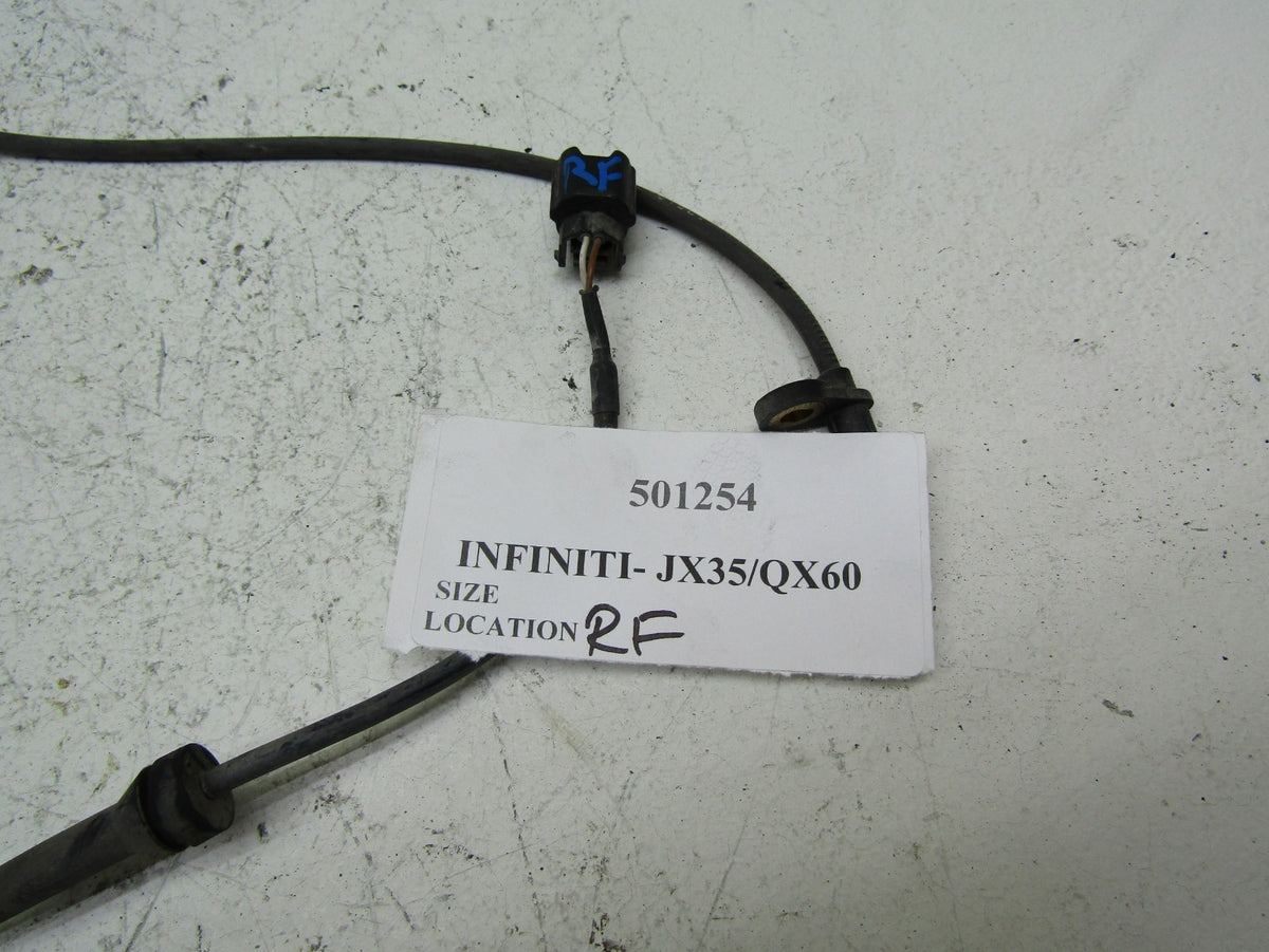 2015 Infiniti Qx60 driver or passenger front wheel ABS brake wheel speed sensor
