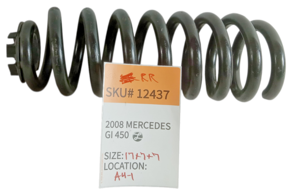 2008-2014 Mercedes-Benz GL450 Left Rear Suspension Coil Spring RH OEM 12437