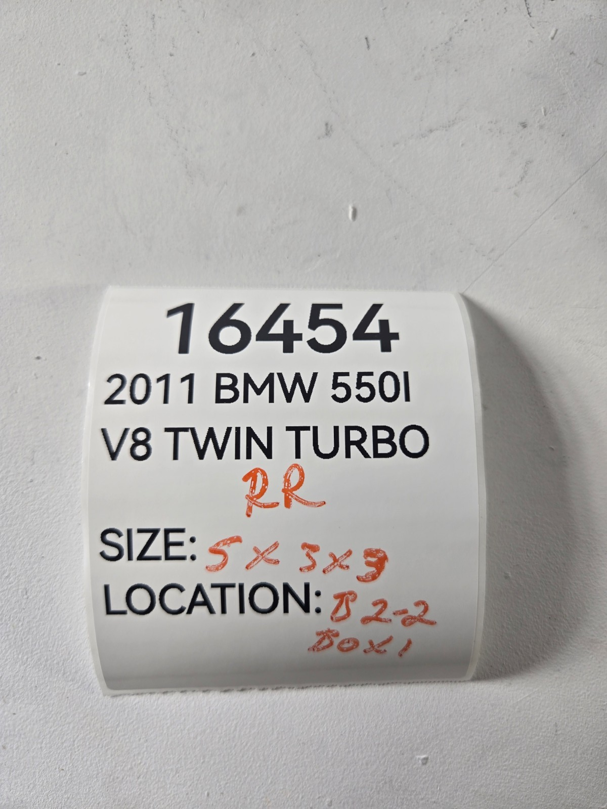 2010 2016 BMW 528i 535d Right Passenger Side Rear Wheel Speed ABS Sensor OEM