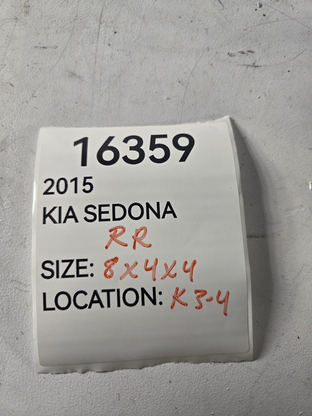 2015 2018 Kia Sedona Right Passenger Sliding Door Wire Wiring Harness 91660A9020