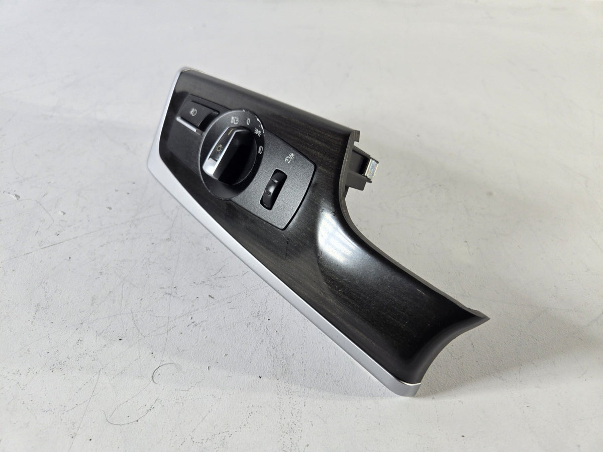 2010 2016 BMW 528i 535d Left Driver Dash Headlight Head Light Switch Bezel Trim