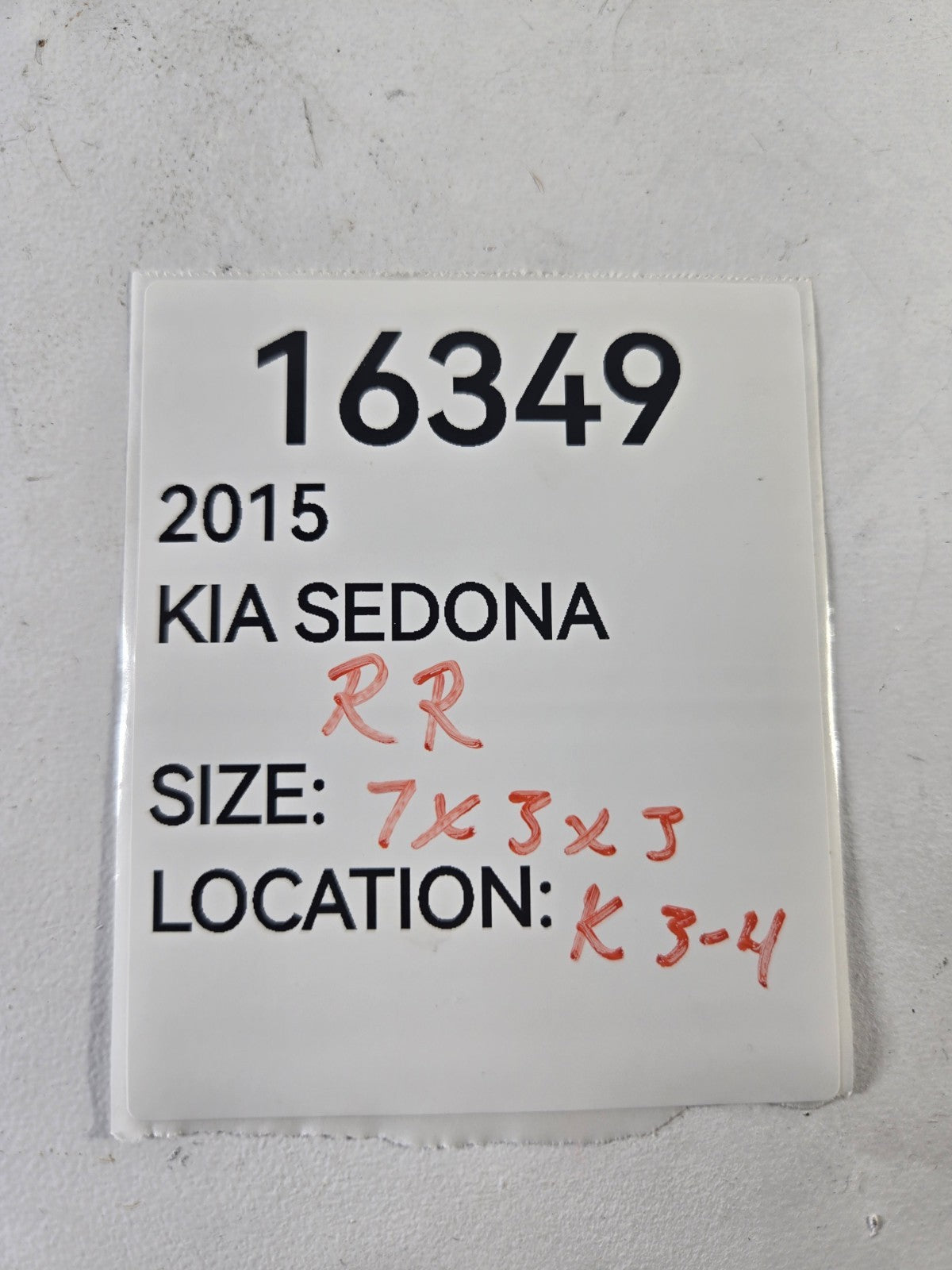 2015 2021 Kia Sedona Right Passenger Side Rear Wheel Speed ABS Sensor OEM
