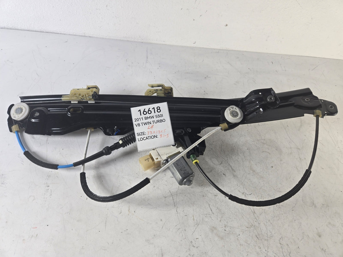 2010 2016 BMW 528i 550i Left Driver Front Door Window Regulator Motor OEM