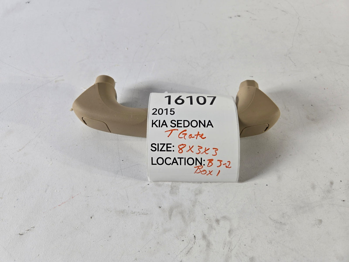 2015 2018 Kia Sedona Rear Trunk Tailgate Interior Grip Grab Pull Handle OE Beige