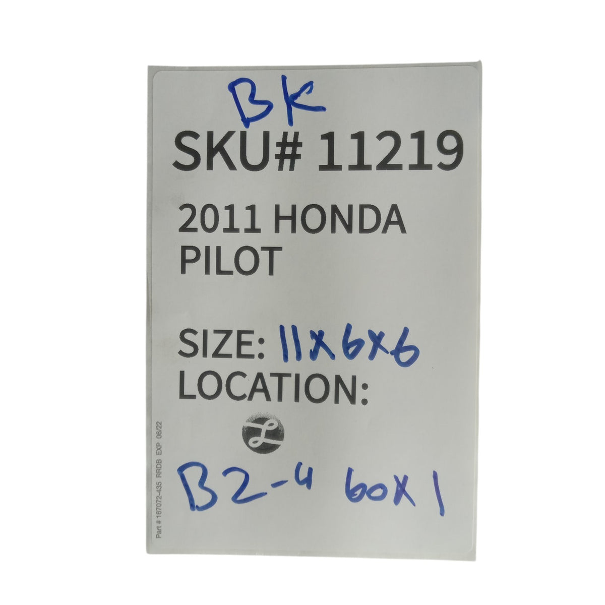 2009 2011 Honda Pilot Rear Tail Gate Lift Gate Windshield Wiper Motor OEM
