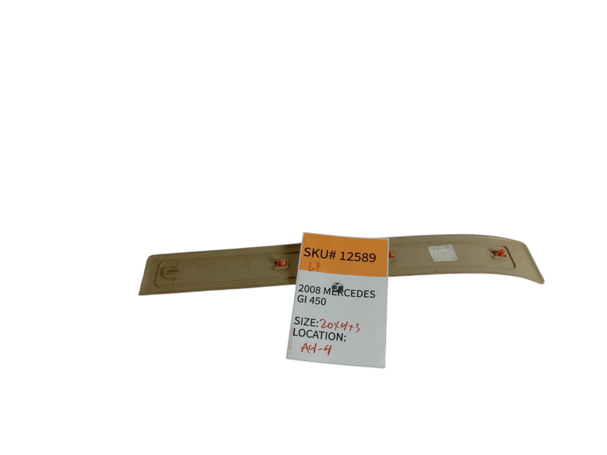 2008-2012 Mercedes-Benz GL450 Left Rear Door Sill Scuff Plate Trim OEM 12589