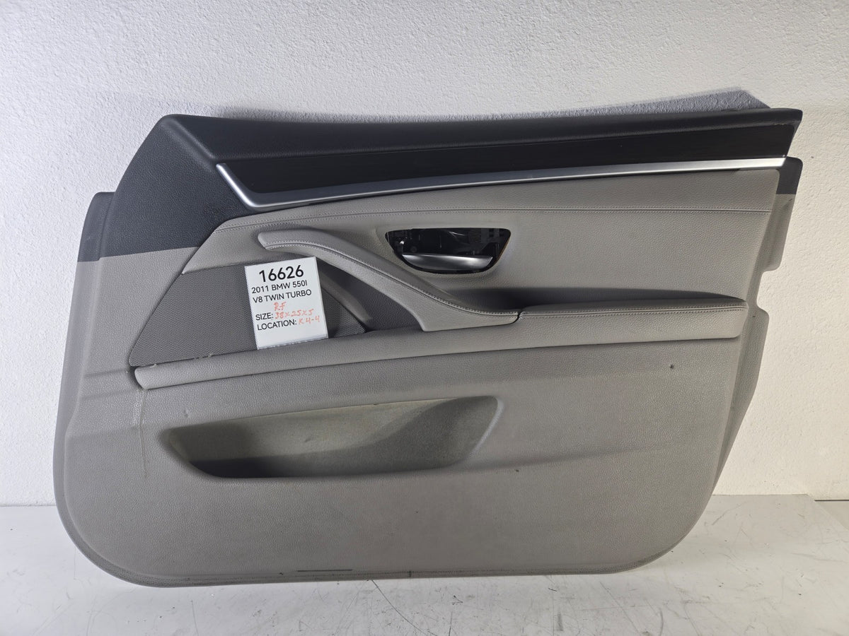 2010 2013 BMW 5 Series 528i 550i Right Passenger Front Door Inner Trim Panel OEM