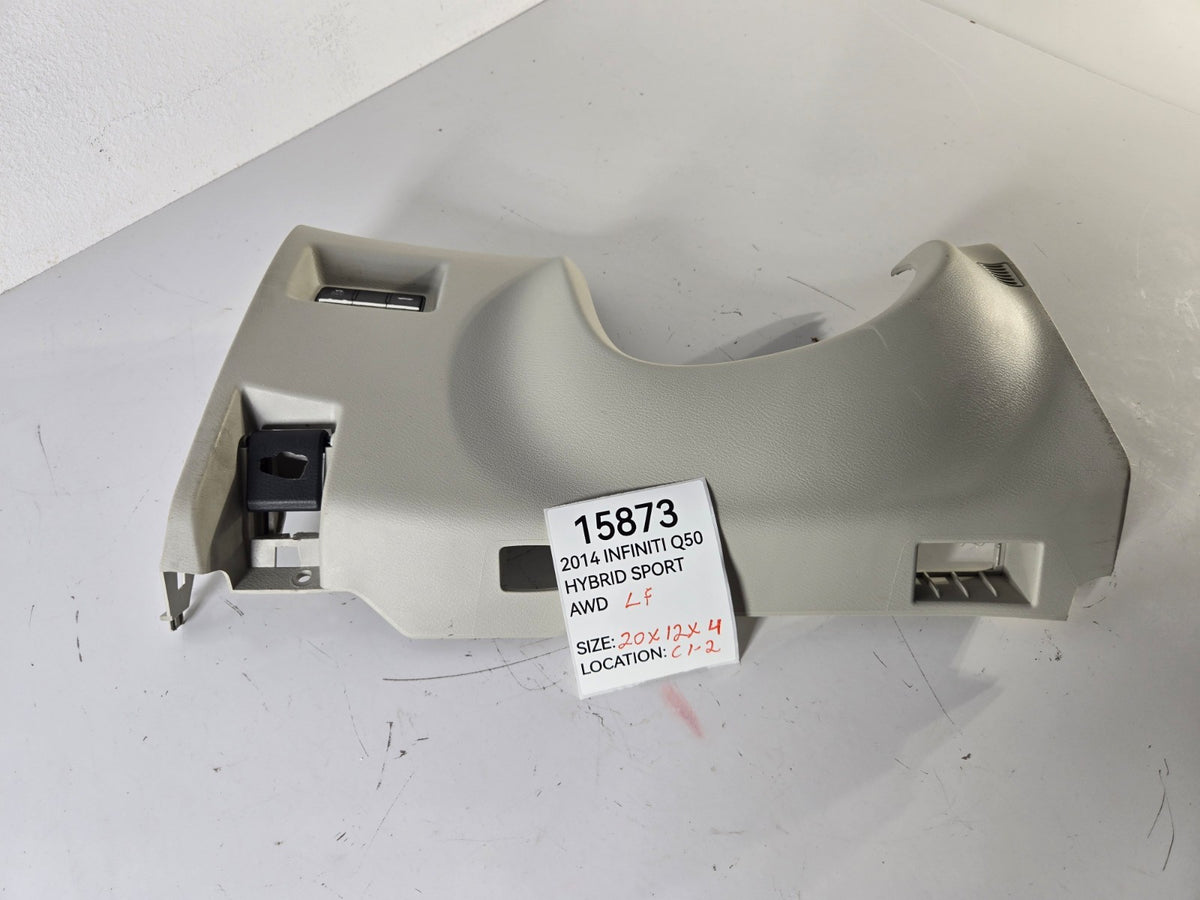 2014 2016 Infiniti Q Q50 Left Driver Side Dash Instrument Knee Bolster Panel OEM