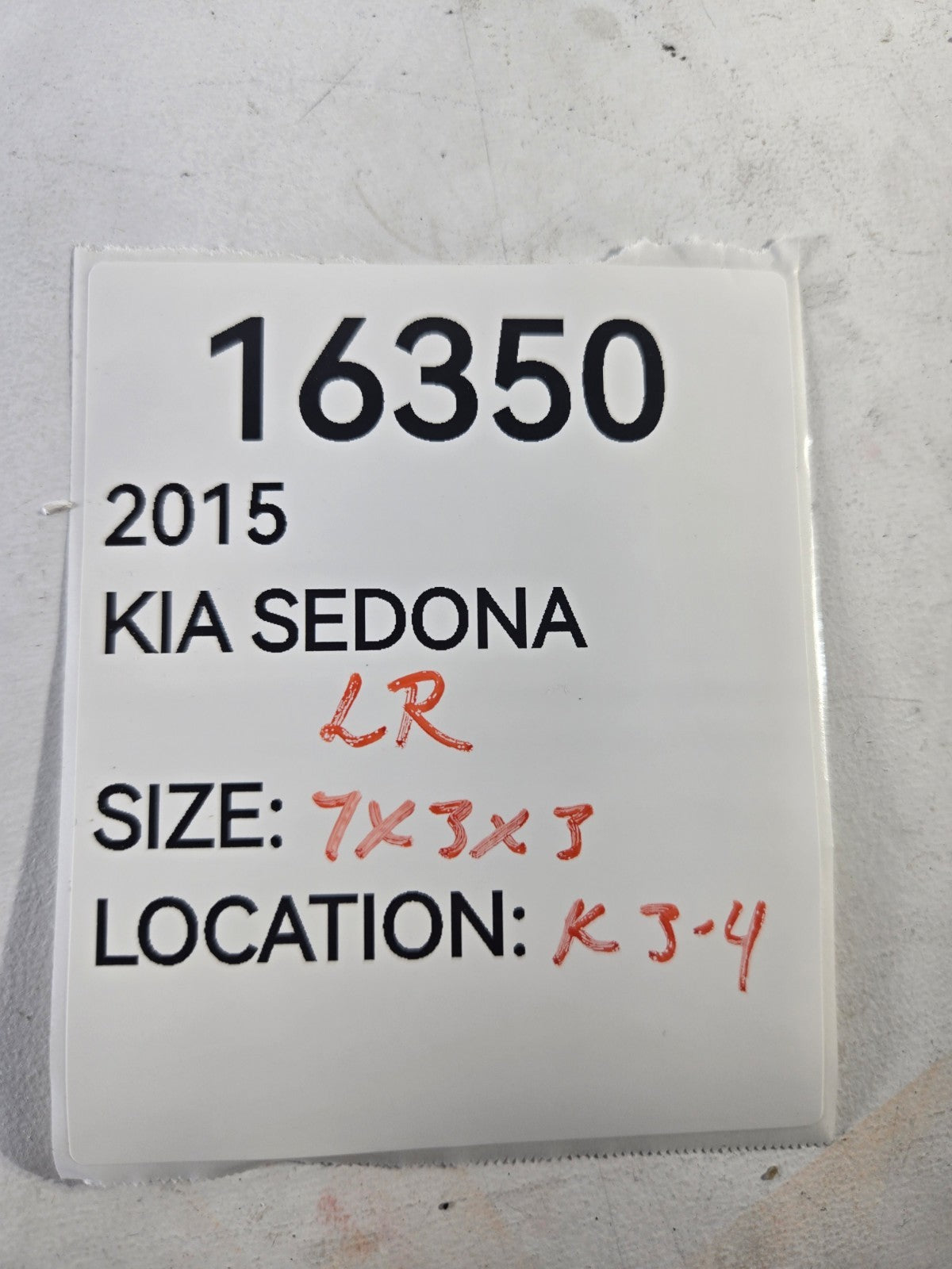 2015 2021 Kia Sedona Left Driver Side Rear Wheel Speed ABS Sensor OEM