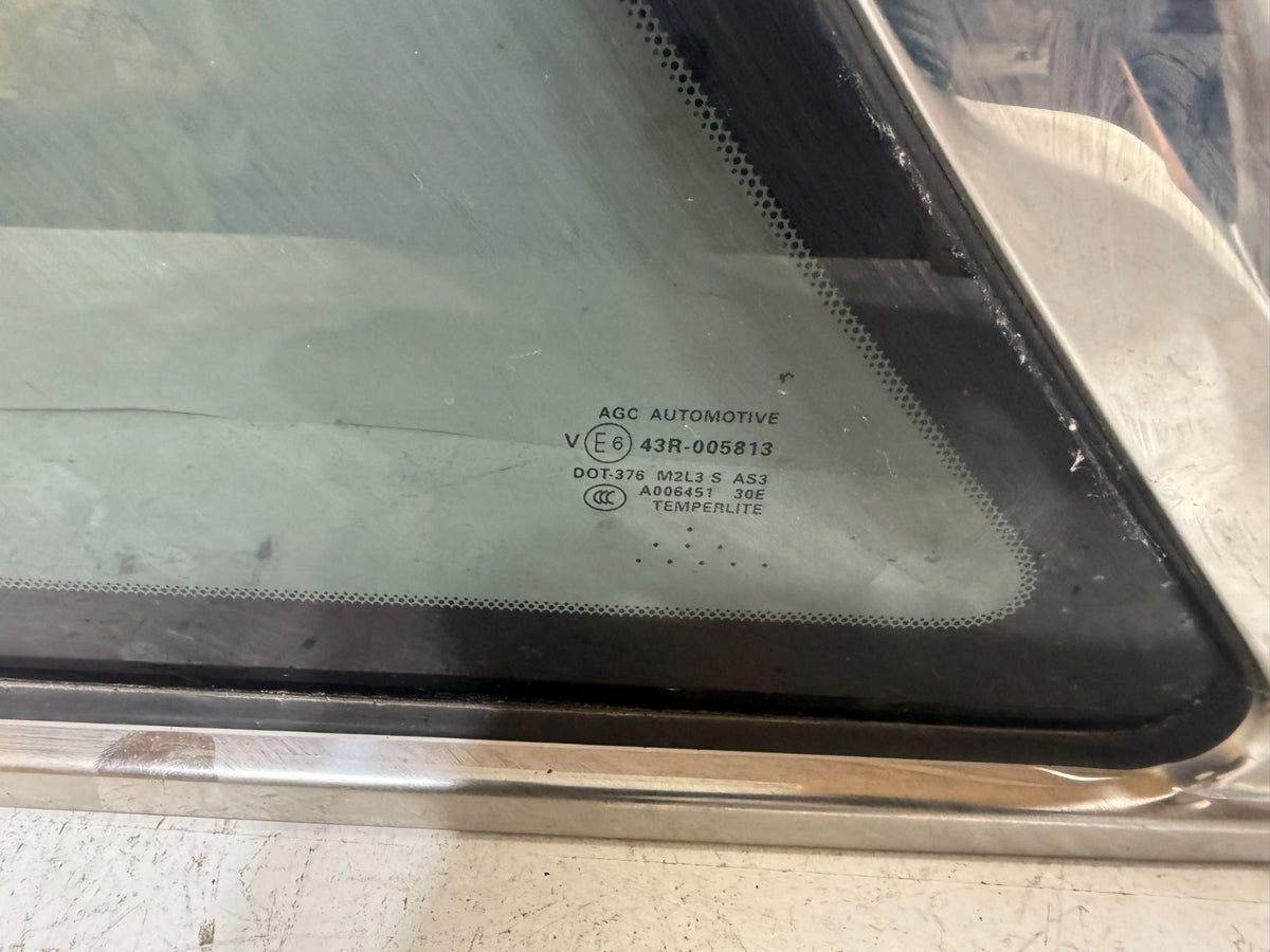 2013 Infiniti JX35 left driver side rear back quarter panel glass window OEM LR