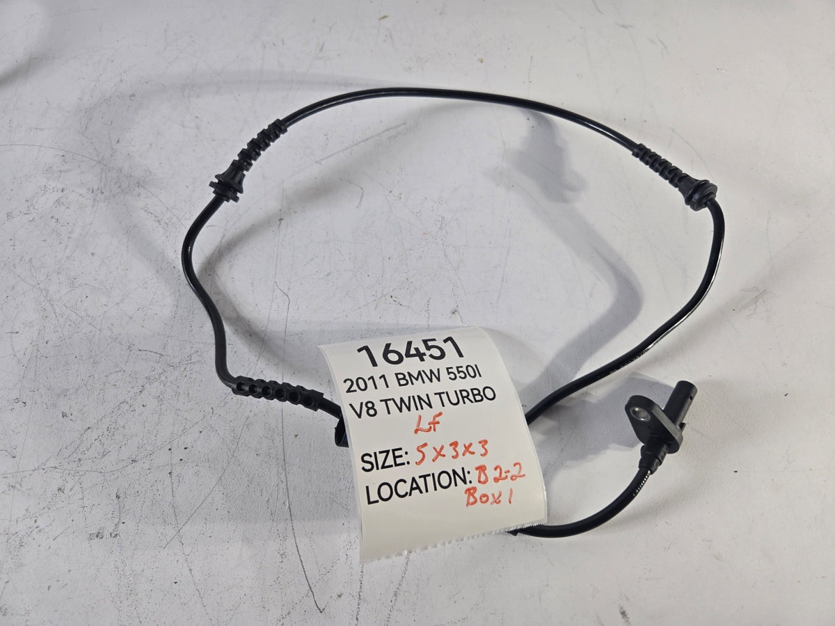 2010 2016 BMW 528i 535d Left Driver Side Front Wheel Speed ABS Sensor OEM