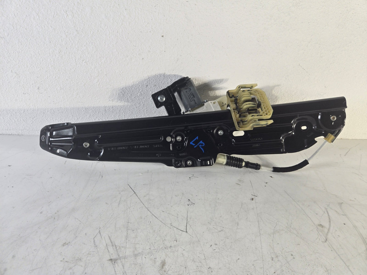 2010 2016 BMW 5 Series 550i Left Driver Rear Door Window Regulator Motor OEM