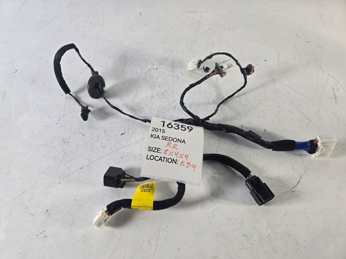 2015 2018 Kia Sedona Right Passenger Sliding Door Wire Wiring Harness 91660A9020