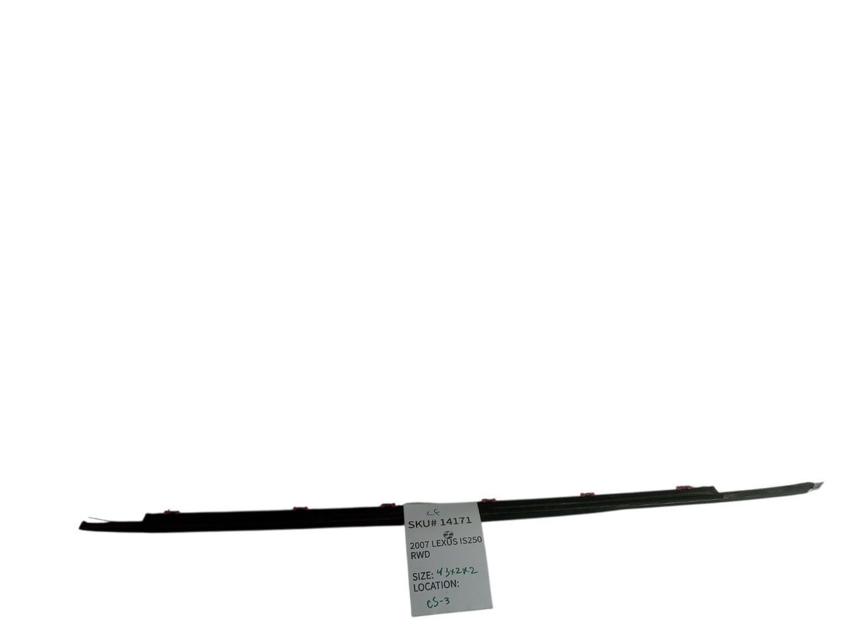 2007-2008 Lexus IS250 Left Front Door Outer Weather Strip Driver OEM 14171