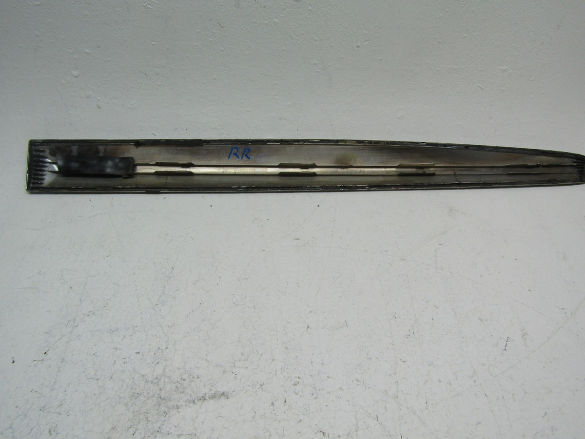 2020 Infiniti Qx60 Right passenger REAR BACK door chrome trim belt molding lower