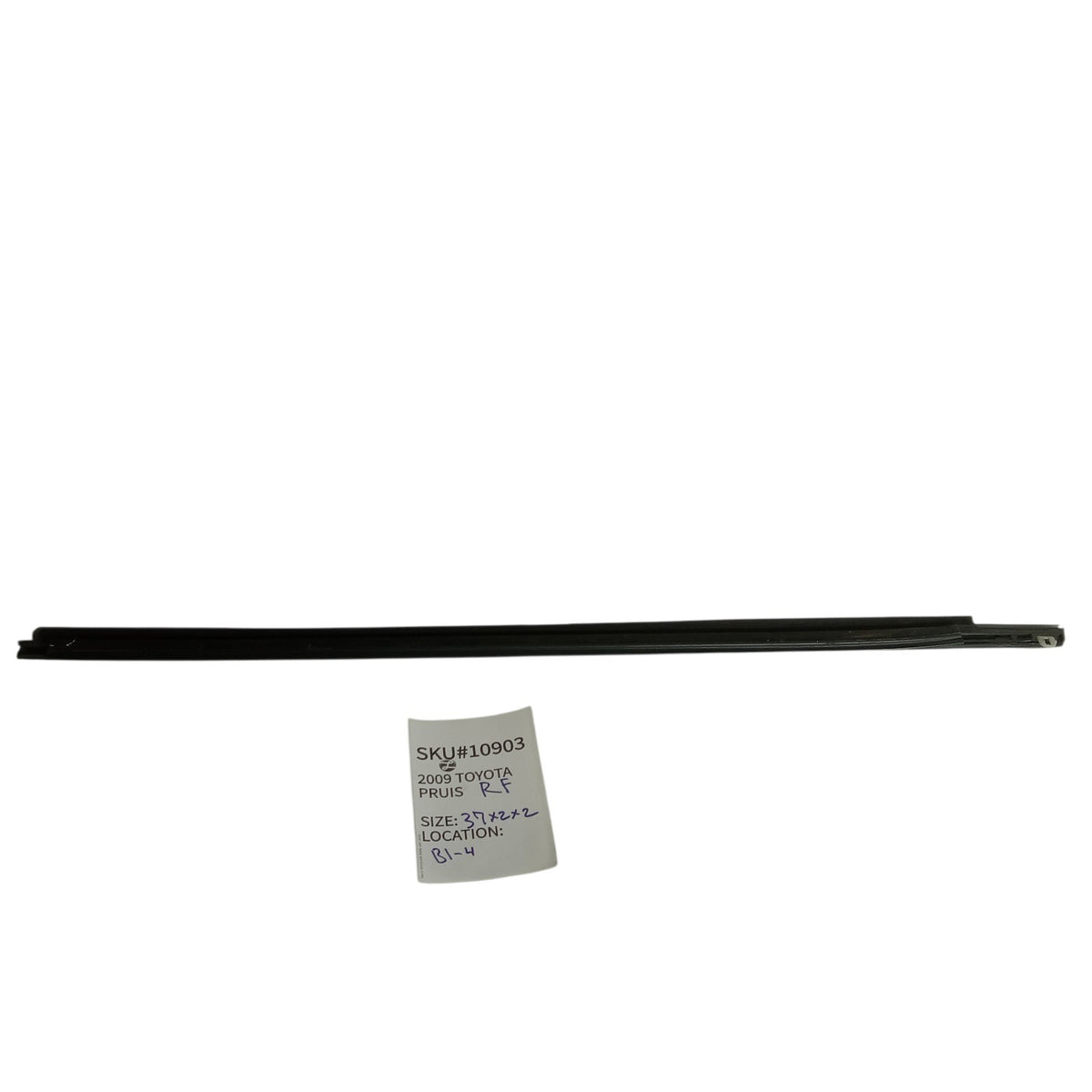 2004-2009 Toyota Prius Right Front Door Window Weather Strip RH Side OEM 10903