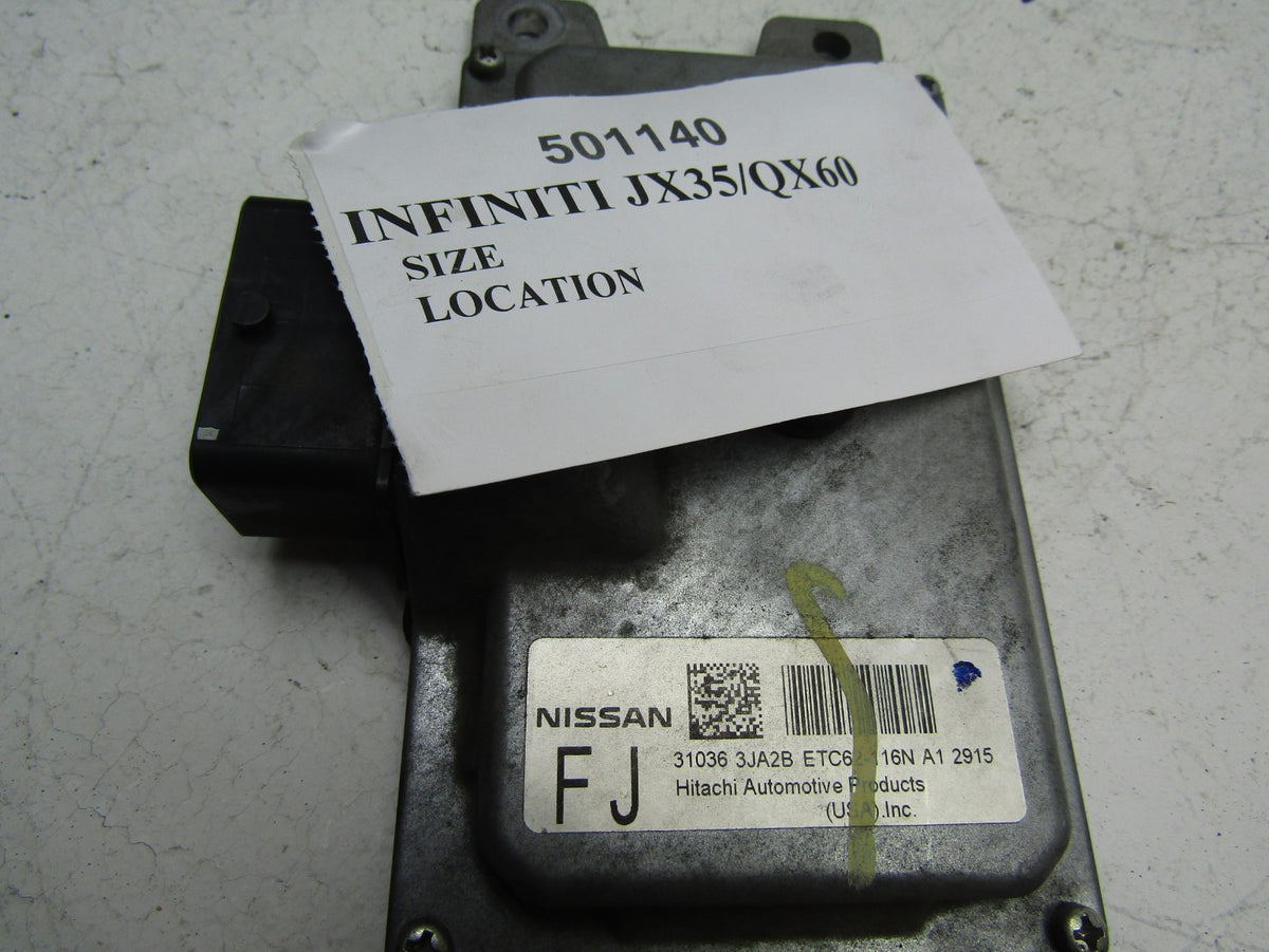 2013 Infiniti JX35 FWD transmission shift control module computer TCM 310363ja2b
