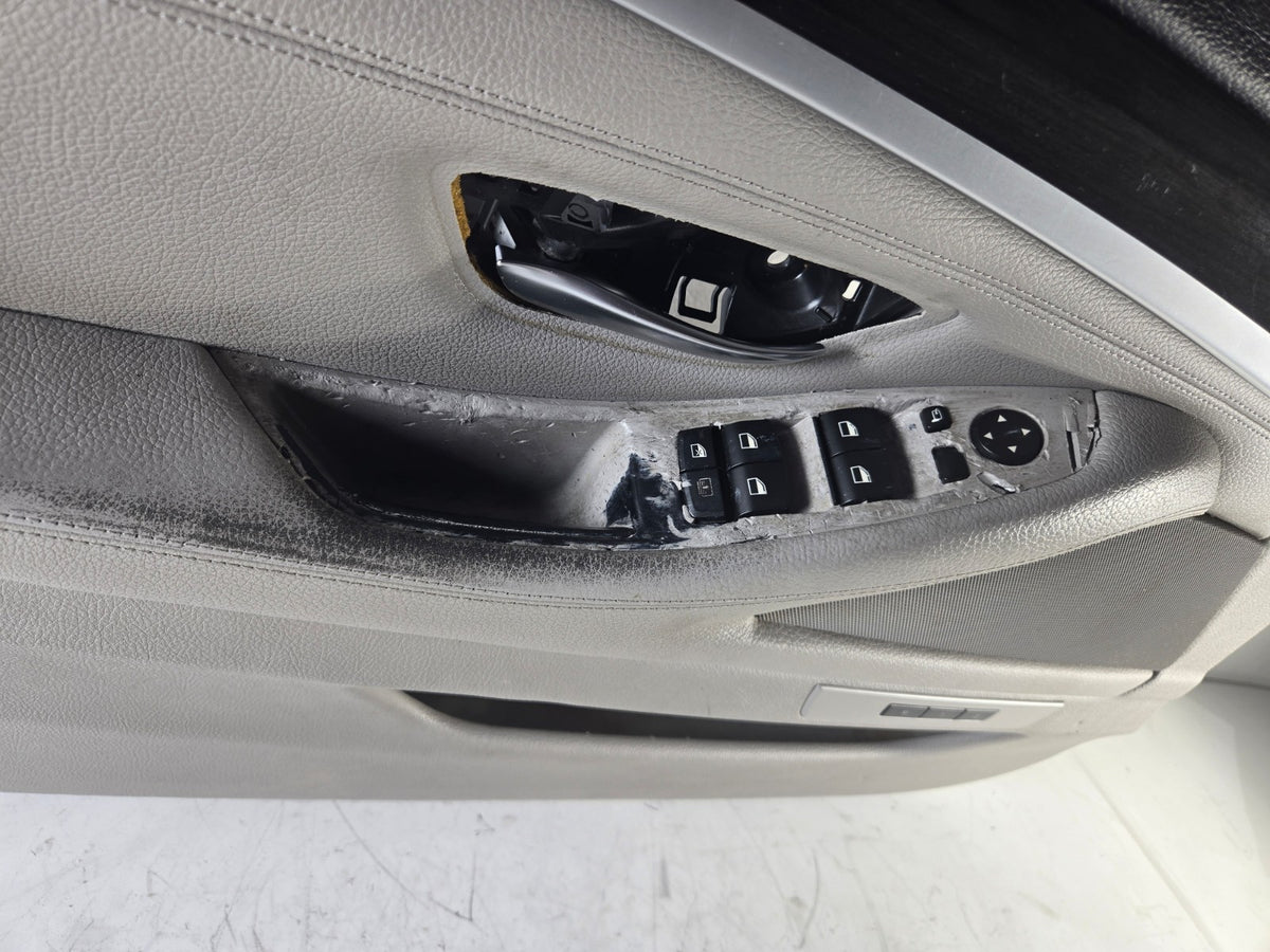 2010 2013 BMW 5 Series 528i 550i Left Driver Front Door Inner Trim Panel OEM