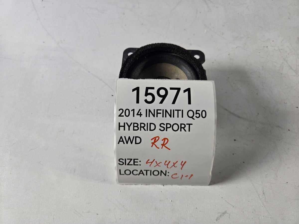 2014 2015 Infiniti Q50 Right Passenger Side Rear Deck BOSE Speaker Tweeter OEM