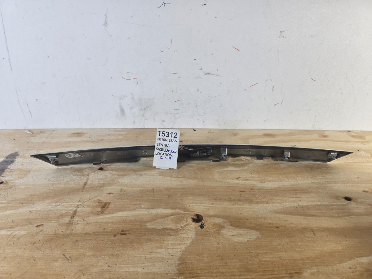 2013-2019 Nissan Sentra Rear Trunk Chrome Molding W Camera 848104AF1A OEM 15312