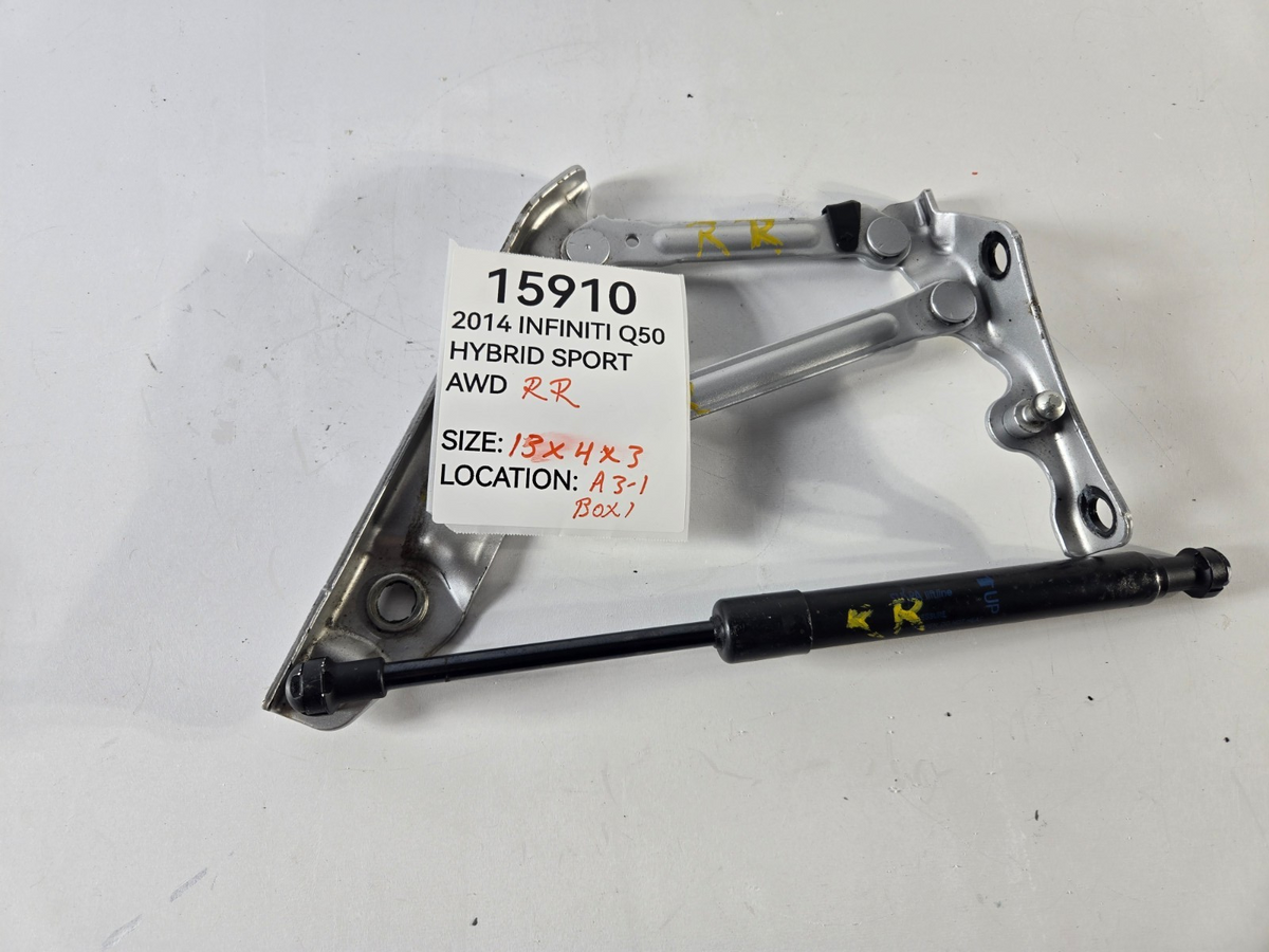 2014 2022 Infiniti Q Q50 Right Passenger Rear Trunk Hinge W Lift Support OEM