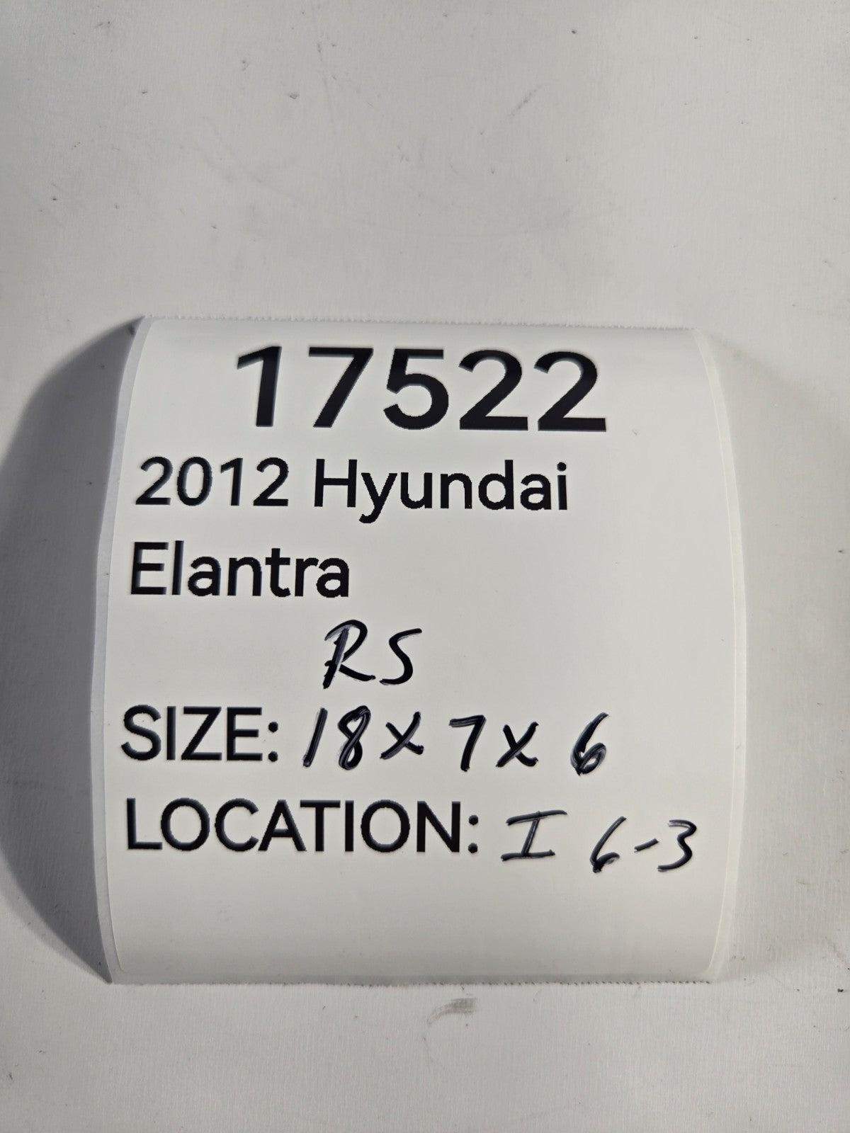 2011 2013 Hyundai Elantra Sedan Radiator Core Support Right Side Bracket OEM